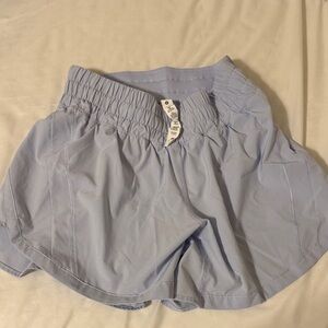 lululemon athletica Light Blue Athletic Shorts